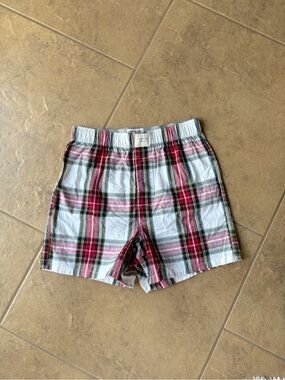 American Eagle Plaid Holiday Boxers • NEW